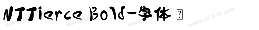 NTTierce Bold字体转换